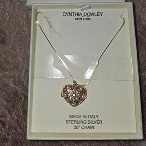 Cynthia Rowley Gold Heart Pendant Necklace